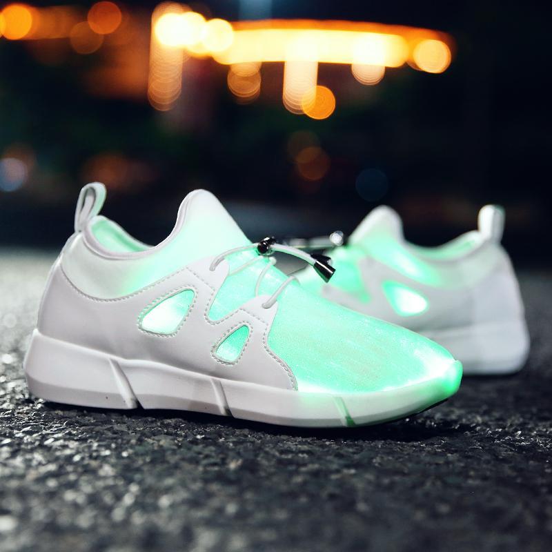 Lumo® Flashing Fiber Optic Luminous LED Sneakers