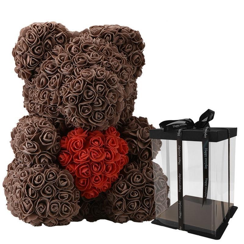 VALENTINE'S ROSE BEAR-The Luxury Rose Teddy Bear