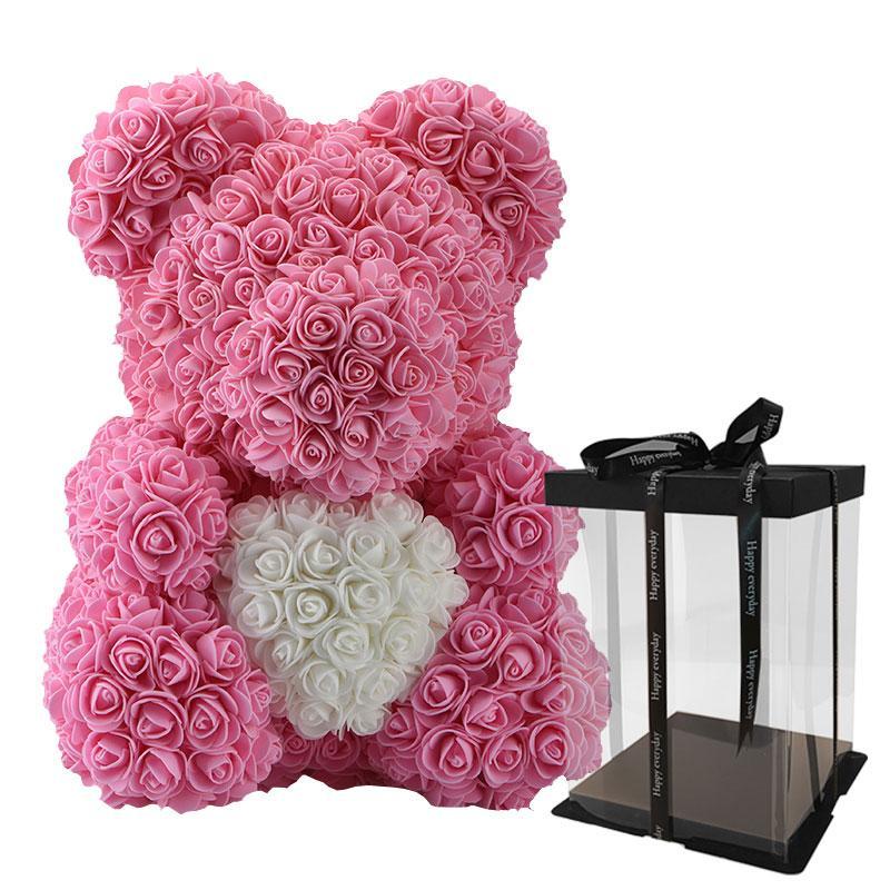 VALENTINE'S ROSE BEAR-The Luxury Rose Teddy Bear