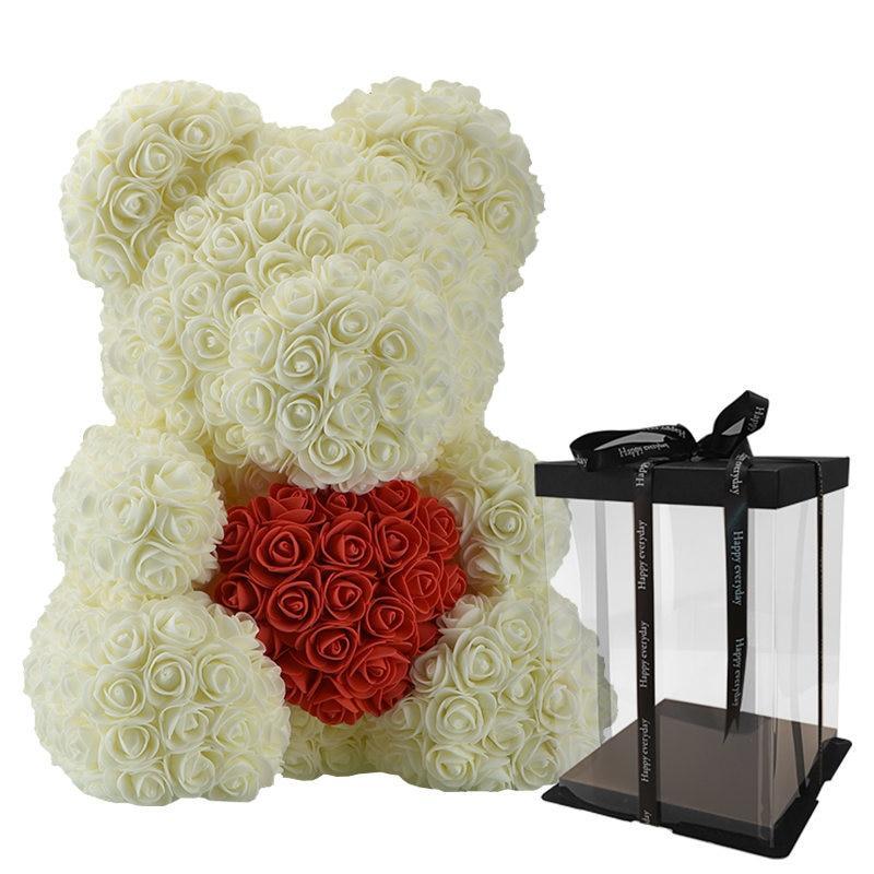 VALENTINE'S ROSE BEAR-The Luxury Rose Teddy Bear