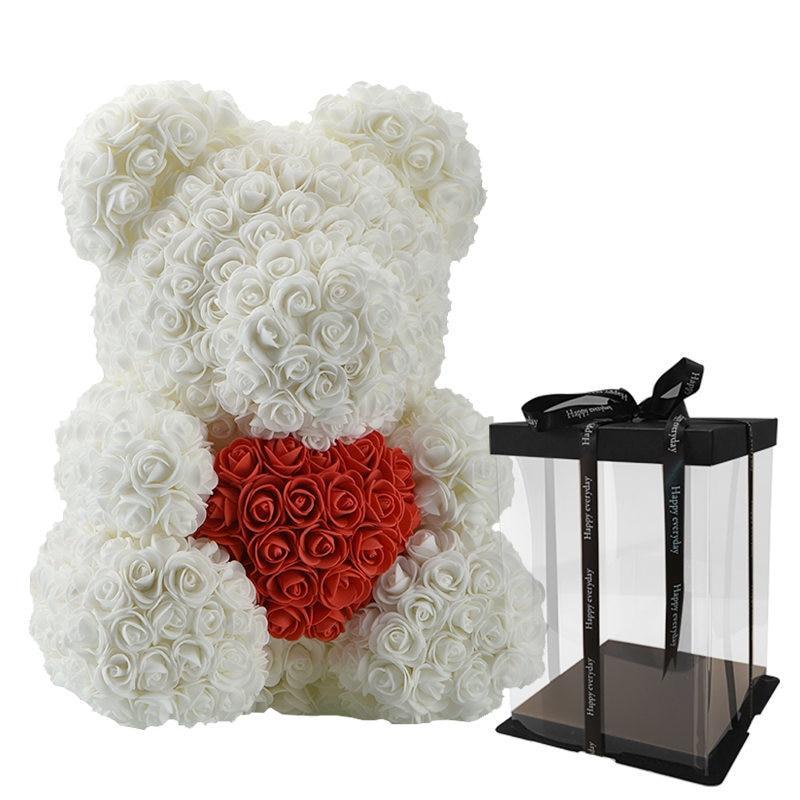 VALENTINE'S ROSE BEAR-The Luxury Rose Teddy Bear