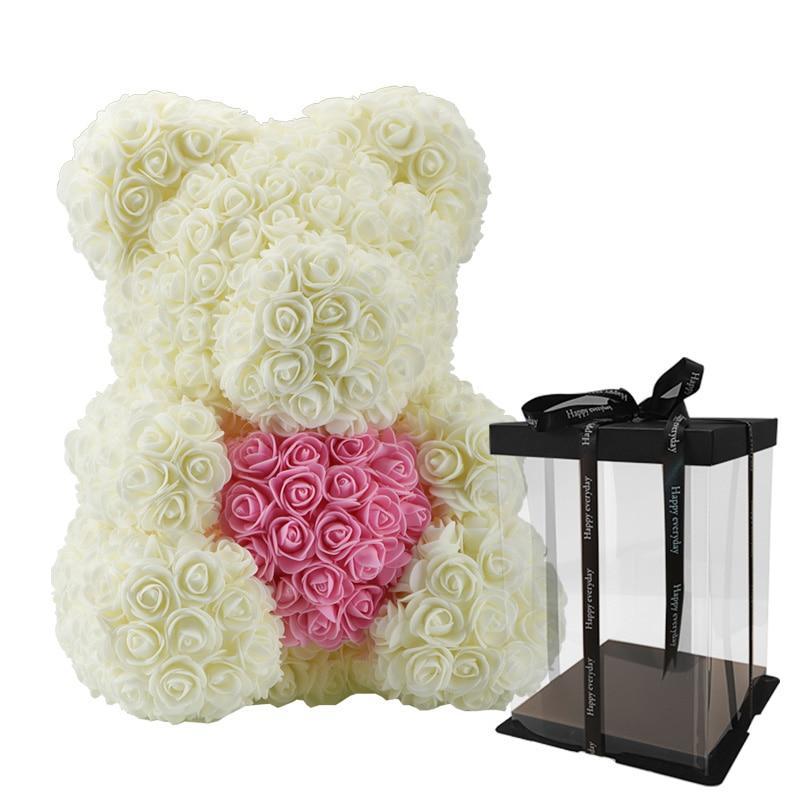 VALENTINE'S ROSE BEAR-The Luxury Rose Teddy Bear