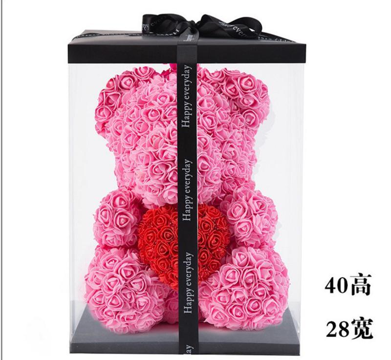VALENTINE'S ROSE BEAR-The Luxury Rose Teddy Bear