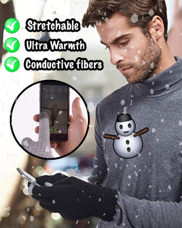 Knit Magic Touch Screen Gloves
