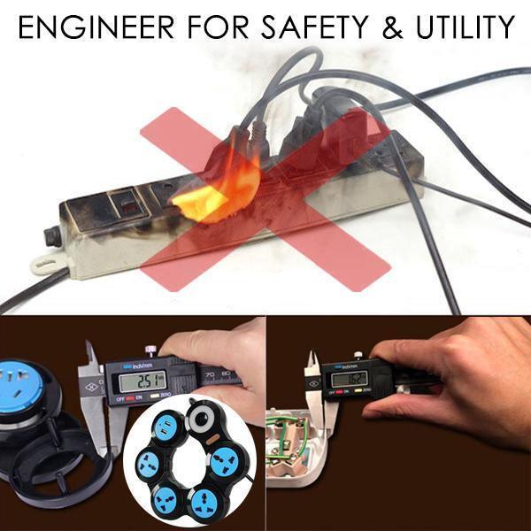 Ultra Flexible Power Socket Strip