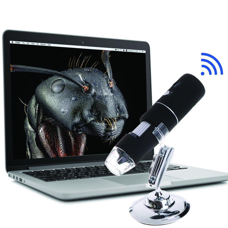 1000X Zoom Wireless 1080p Microscope Camera (iPhone & Android)