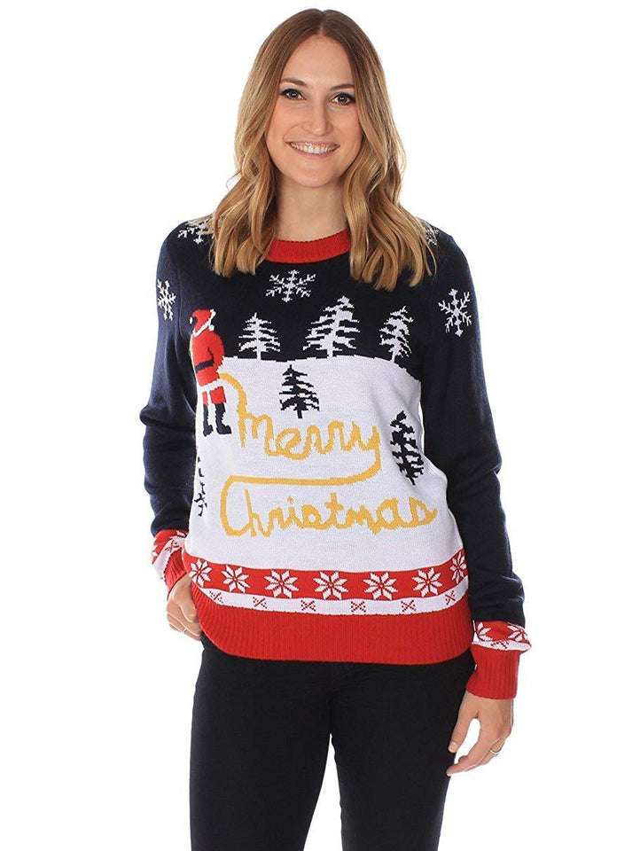 Ugly Christmas Sweater -Unisex Yellow Snow Sweater