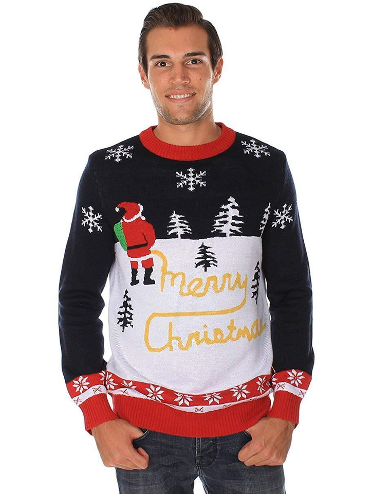 Ugly Christmas Sweater -Unisex Yellow Snow Sweater