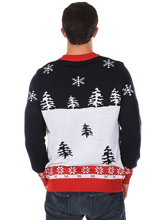 Ugly Christmas Sweater -Unisex Yellow Snow Sweater