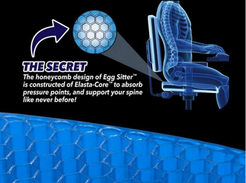 Egg Sitter Tailbone Support Cushion - The incredibly comfortable, supportive flexible cushion