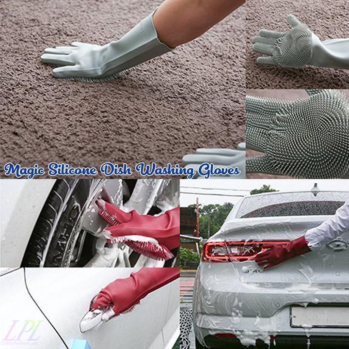 Magic Silicone Dish Washing Gloves