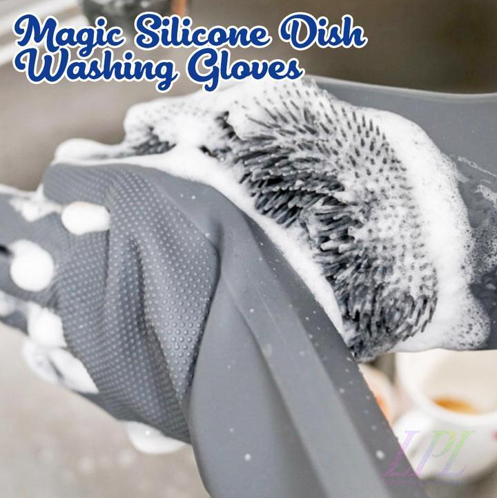 Magic Silicone Dish Washing Gloves