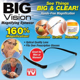 Big Vision Glasses - Magnifying Eyewear See Things Bigger and Clearer