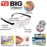 Big Vision Glasses - Magnifying Eyewear See Things Bigger and Clearer