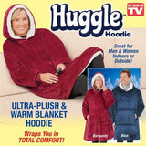 Ultra-Plush Blanket Huggle Hoodie As Seen on TV
