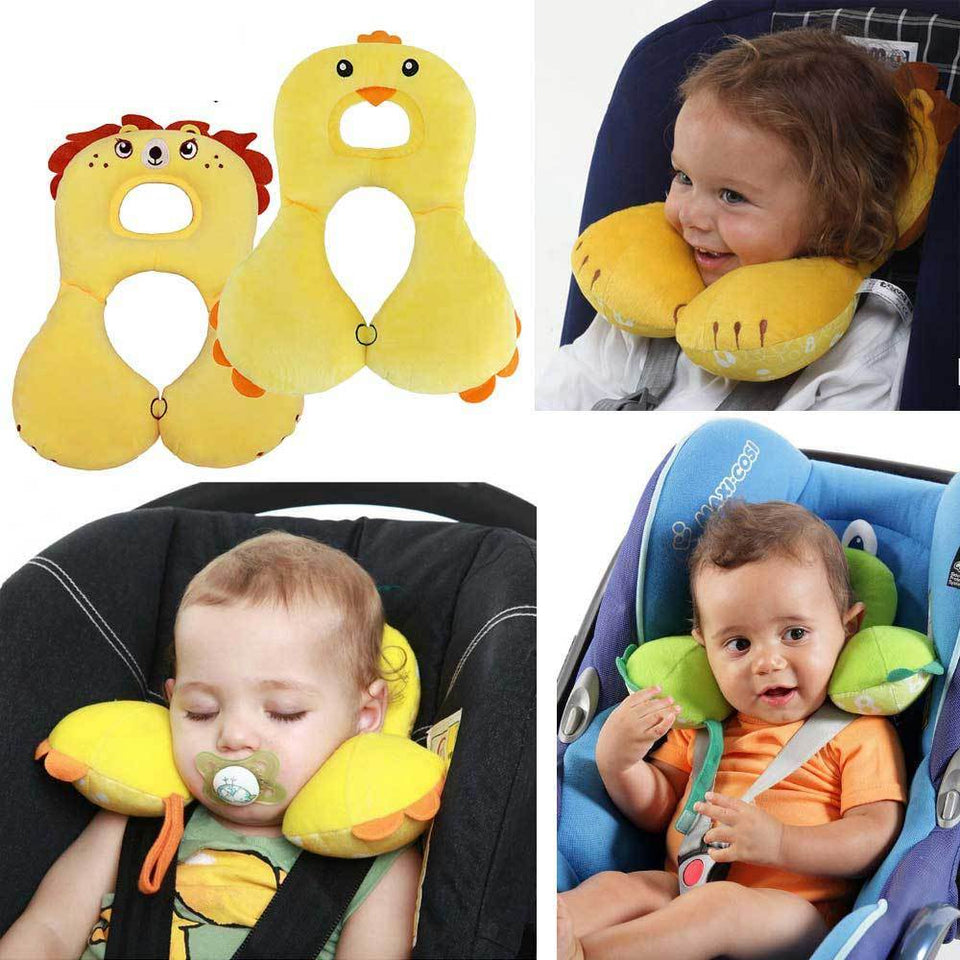 Baby Animal U-Pillow Headrest & Neck Protection