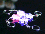 Personalized Crystal LED Light Illuminated Key Ring