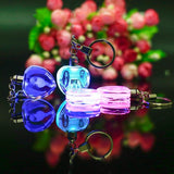 Personalized Crystal LED Light Illuminated Key Ring