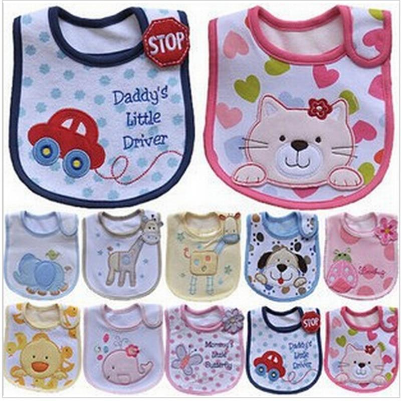 Cute Waterproof Baby Bibs & Burp Cloths