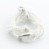 PEARL NECKLACE EARPHONES 3.5MM HEADSET ( ANDROID & IPHONE )