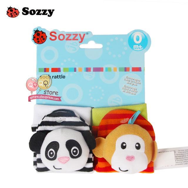 Wrist & Foot Sock Rattle Toy Set