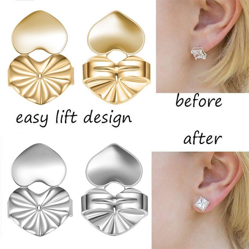 Hot Magic Earring Backs Support Earring Lifts Fits all Post Earrings