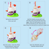 Innovative Handmade Sticky Ball Inflatable Funny Toy Inflator