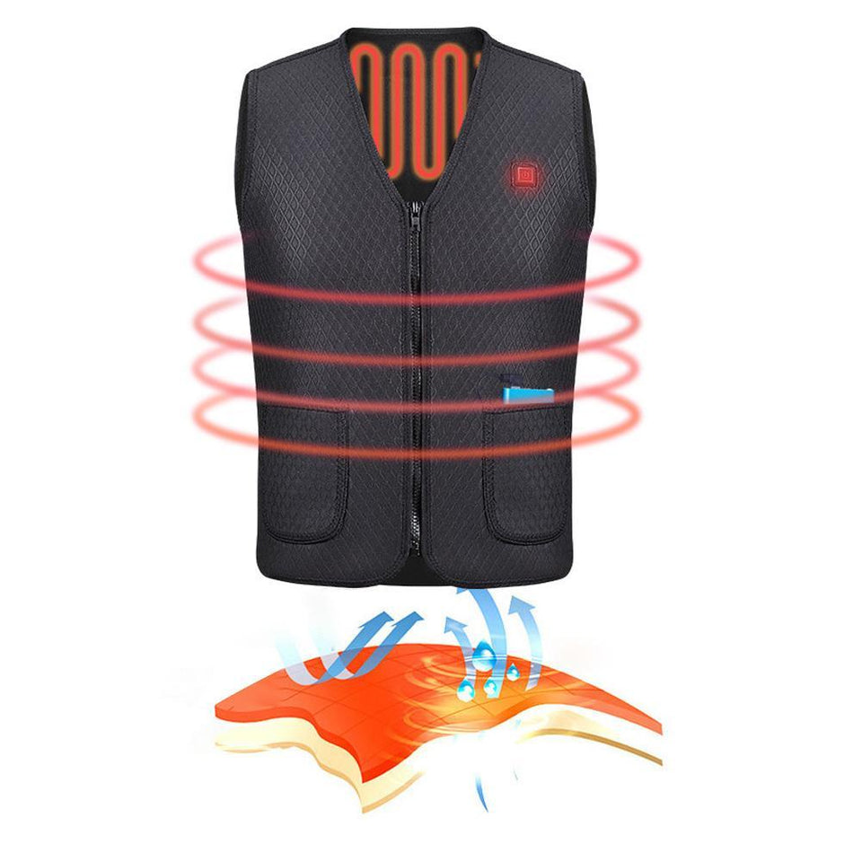 Copy of USB Heated Unisex Outdoor Vest Jacket
