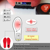 Rechargeable Electric Heated Insoles with Remote Control