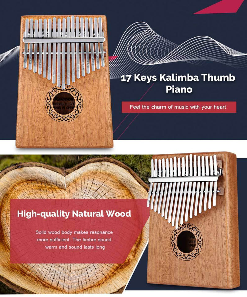 17 Keys Kalimba Thumb Piano