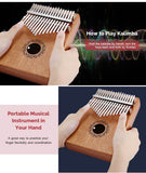 17 Keys Kalimba Thumb Piano