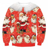 Plus Size 3D Printted Merry Christmas Unisex Ugly Sweatshirts