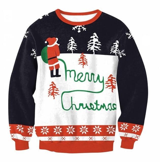 Ugly Christmas Sweater -Unisex Yellow Snow Sweater