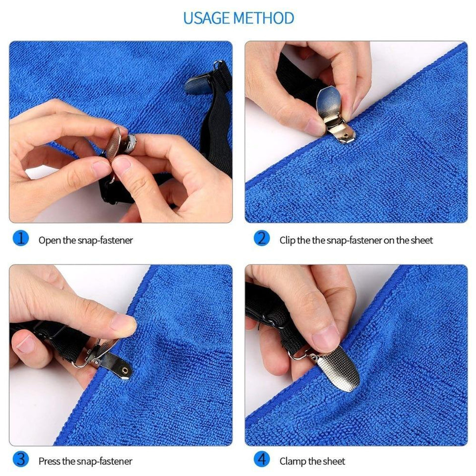 Bed Sheet Fasteners - 2PCS