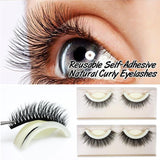 Reusable Self-Adhesive Natural Curly Eyelashes