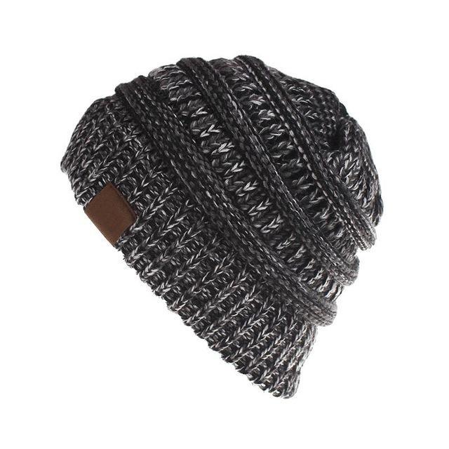 Soft Knit Ponytail Beanie
