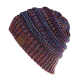 Soft Knit Ponytail Beanie