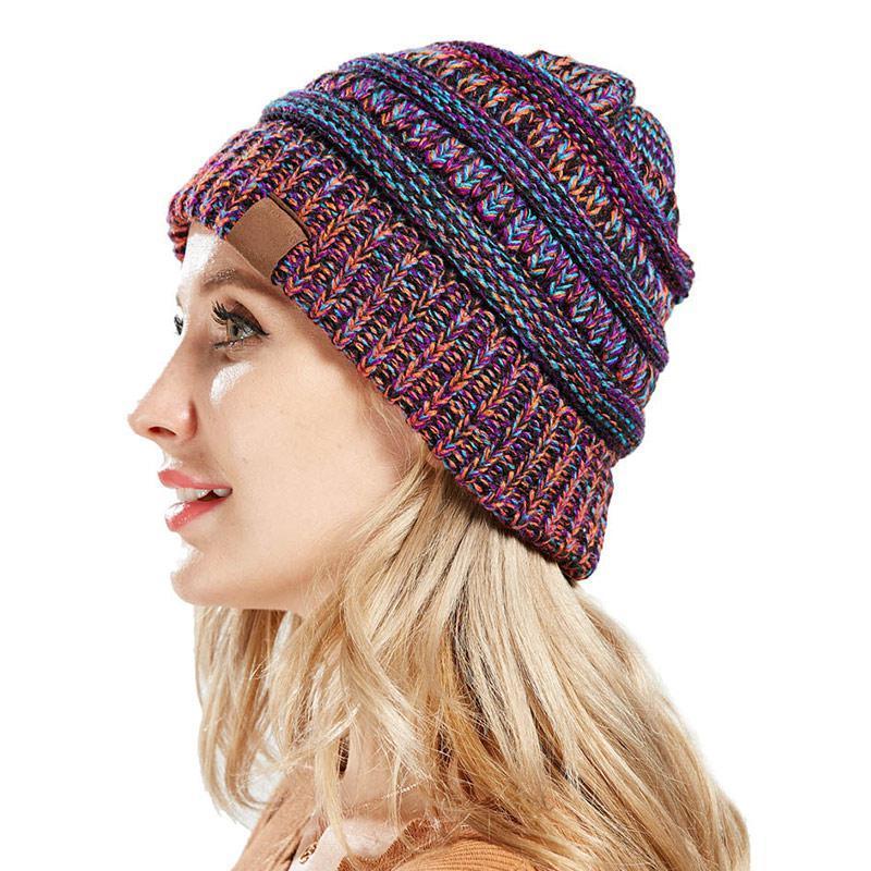 Soft Knit Ponytail Beanie