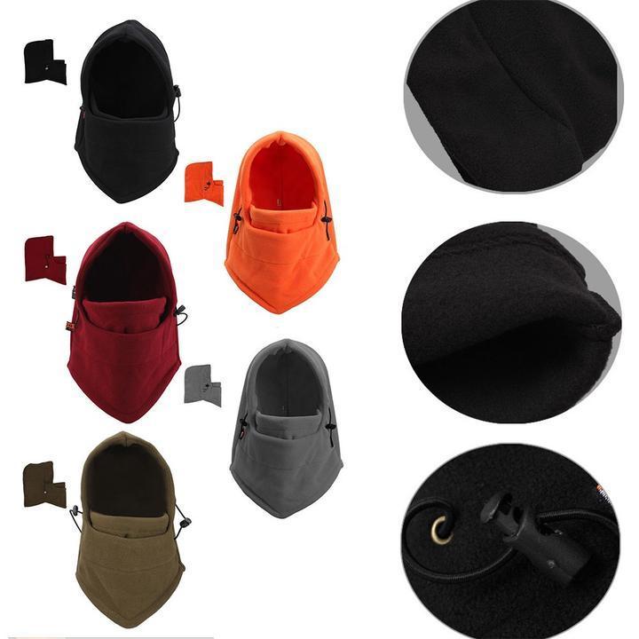 6 in1 Windproof Winter Warm Mask