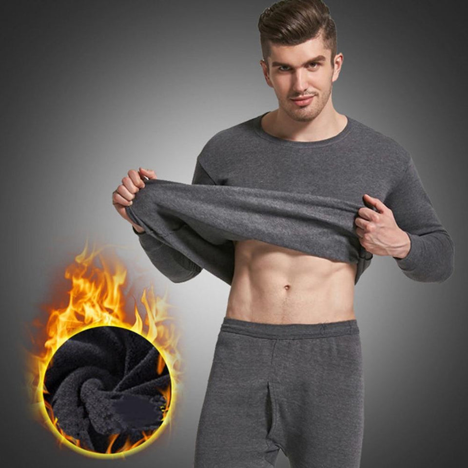 Mens Seamless Thermal Inner Wear Set