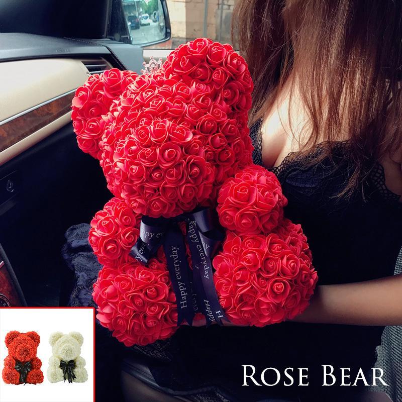 VALENTINE'S ROSE BEAR-The Luxury Rose Teddy Bear