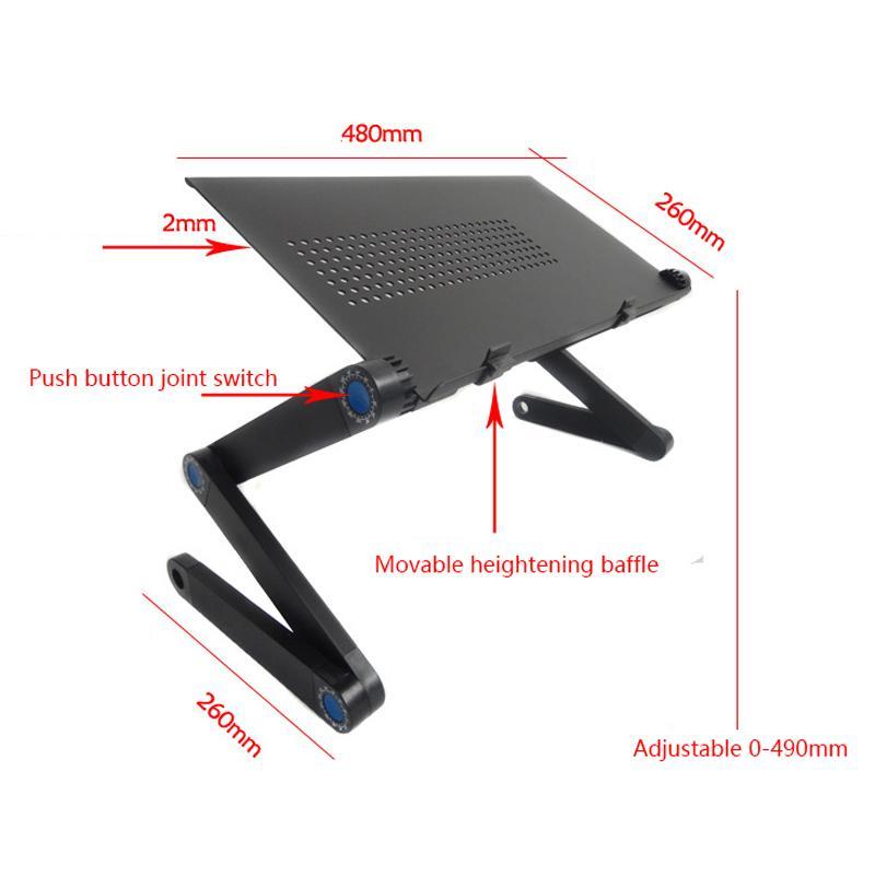 Adjustable Ergonomic Portable Aluminum Laptop Desk