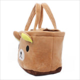 Rilakkuma Face Tote Bags for girls with Cute Puppy Toy