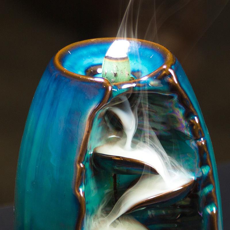 Waterfall Handicraft Incense Holder