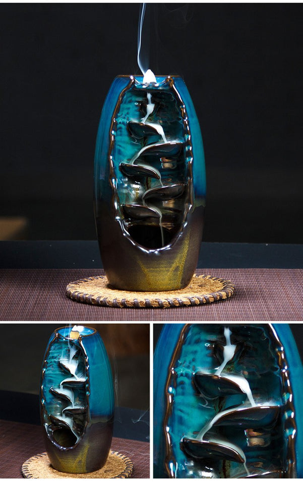 Waterfall Handicraft Incense Holder